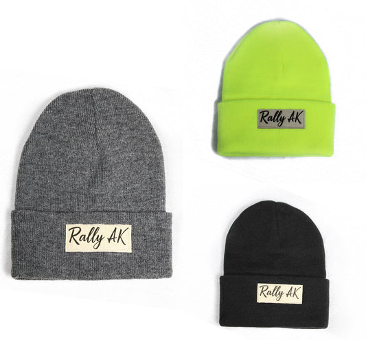 Rally AK Fleeced Lined Patch Beanies