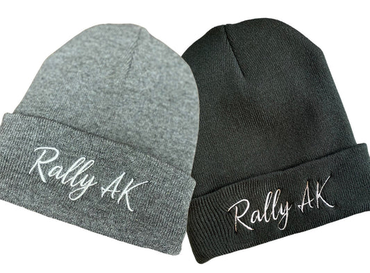 Fleece Lined Embroidered Beanies