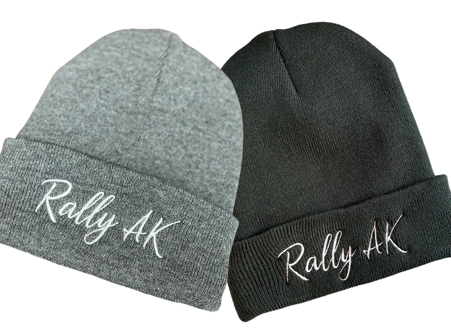 Fleece Lined Embroidered Beanies-Discontinued